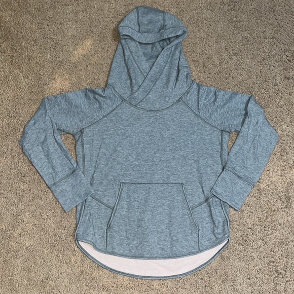 Lululemon Time Out Hoodie Heathered Bleached Coral / Heathered Medium Grey 6 - Picture 4 of 9